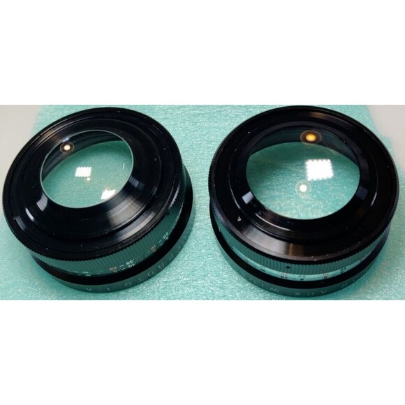 Set Of 2 Yashica Yashikor AUX Wide Angle & Telephoto 1:4 S007 & S008 Lens W/Case - Picture 6 of 10